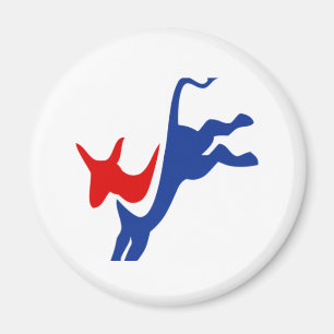 Patriotisk åsna magnet