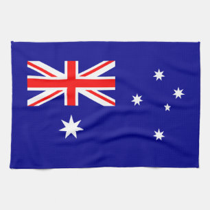 Patriotisk australiensisk flagg kökshandduk
