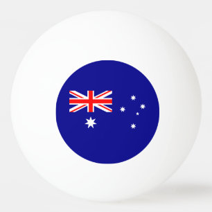 Patriotisk australiensisk flagg ping pong boll