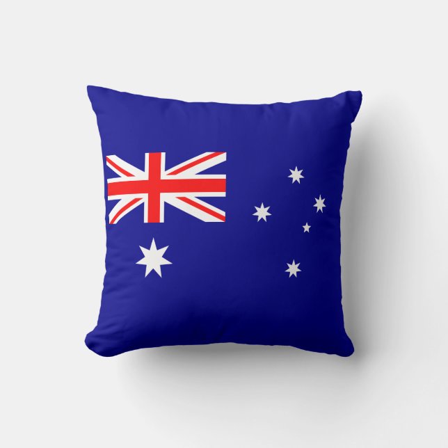 Patriotisk australiensisk flagga kudde (Framsida)
