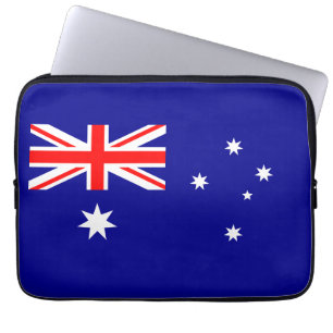 Patriotisk australiensisk flagga laptop fodral