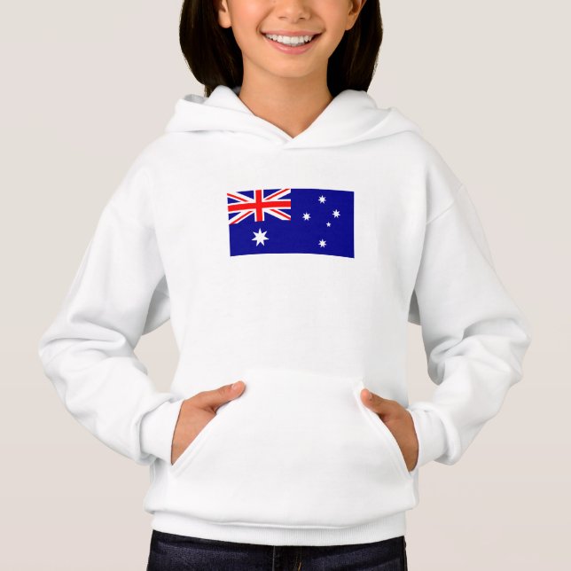 Patriotisk australiensisk flagga t shirt (Framsida)