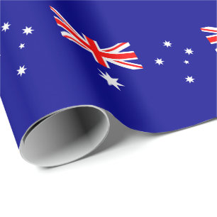Patriotisk australisk flagga presentpapper