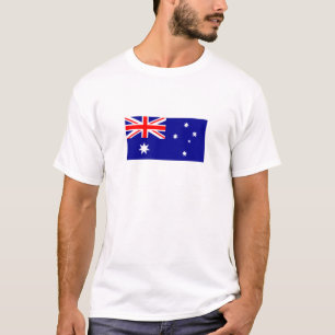 Patriotisk australisk flagga t shirt