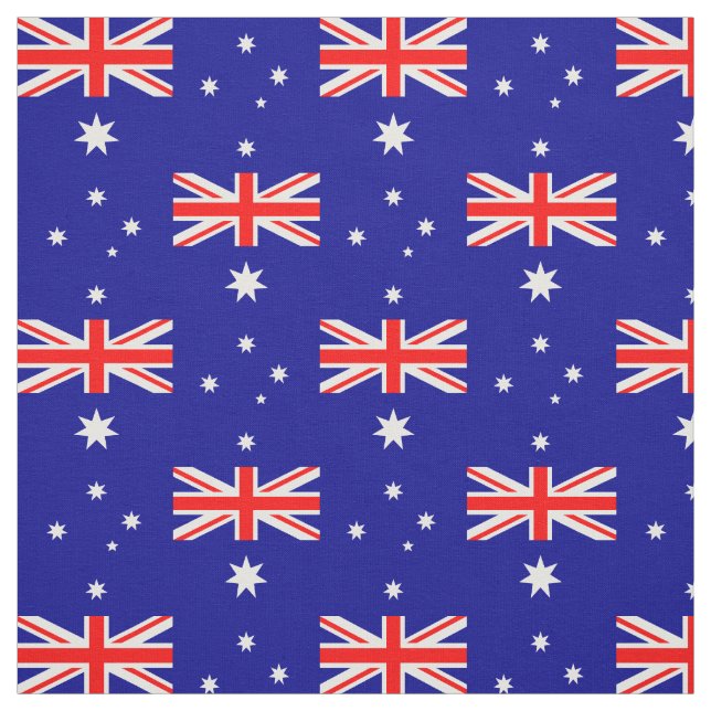 Patriotisk australisk flagga tyg (Provkarta)
