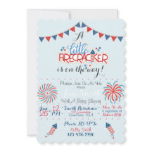 Patriotisk baby shower
