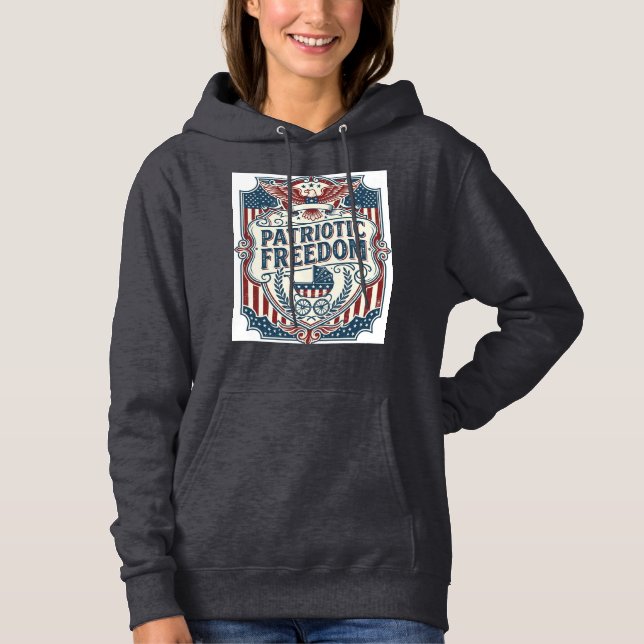 Patriotisk Baby Shower Vector Grafisk T-Shirt (Framsida)