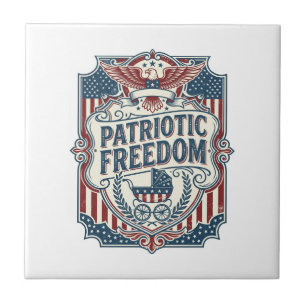 Patriotisk Baby Shower Vector Grafisk T-Shirt Kakelplatta
