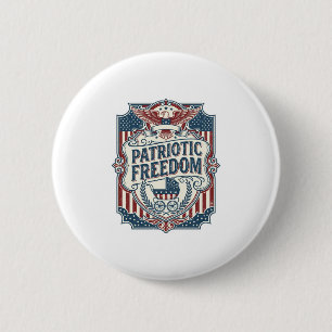 Patriotisk Baby Shower Vector Grafisk T-Shirt Knapp