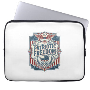 Patriotisk Baby Shower Vector Grafisk T-Shirt Laptop Fodral