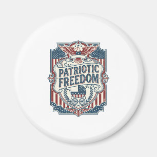 Patriotisk Baby Shower Vector Grafisk T-Shirt Magnet