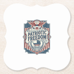 Patriotisk Baby Shower Vector Grafisk T-Shirt Underlägg Papper