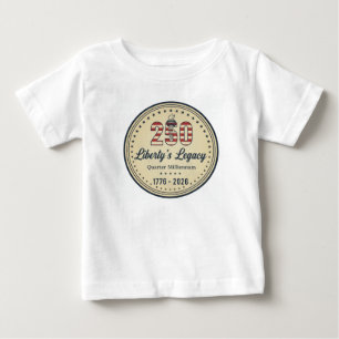 Patriotisk baby – Söt amerikansk stolthetsoutfit T Shirt