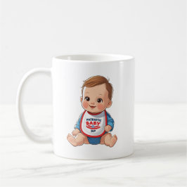 Patriotisk babyspytdricksmugg kaffemugg