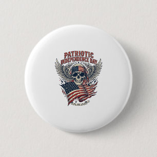 Patriotisk bandana rocker Old Glory musik rock met Knapp