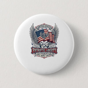 Patriotisk bandana rocker Old Glory musik rock met Knapp