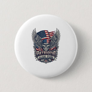 Patriotisk bandana rocker Old Glory musik rock met Knapp
