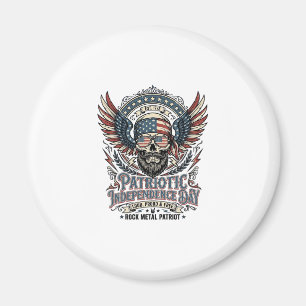 Patriotisk bandana rocker Old Glory musik rock met Magnet