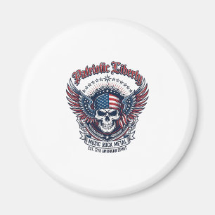 Patriotisk bandana rocker Old Glory musik rock met Magnet