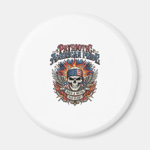 Patriotisk bandana rocker Old Glory musik rock met Magnet