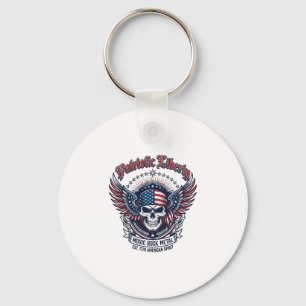 Patriotisk bandana rocker Old Glory musik rock met Nyckelring