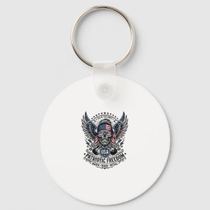 Patriotisk bandana rocker Old Glory musik rock met Nyckelring