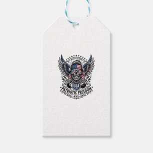 Patriotisk bandana rocker Old Glory musik rock met Presentetikett