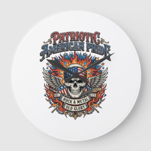 Patriotisk bandana rocker Old Glory musik rock met Stor Klocka