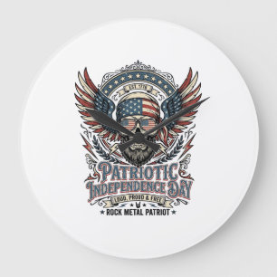 Patriotisk bandana rocker Old Glory musik rock met Stor Klocka