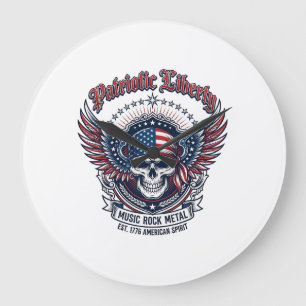 Patriotisk bandana rocker Old Glory musik rock met Stor Klocka