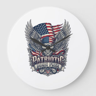 Patriotisk bandana rocker Old Glory musik rock met Stor Klocka