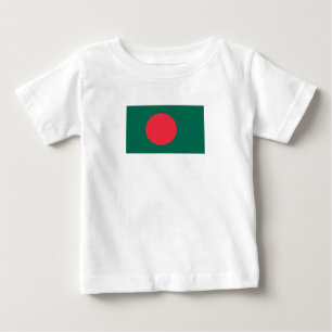 Patriotisk Bangladesh Flagga Baby T-Shirt