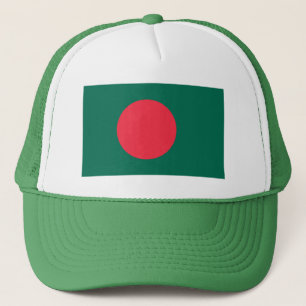 Patriotisk Bangladesh Flagga Trucker Hatt Keps