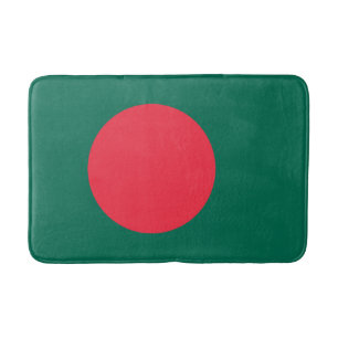 Patriotisk bangladeshisk flagga badrumsmatta