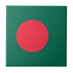 Patriotisk Bangladeshisk Flagga Kakel