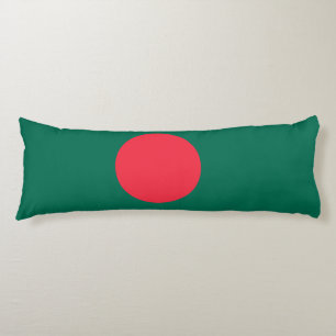 Patriotisk bangladeshisk flagga kroppskudde
