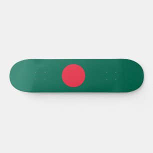 Patriotisk bangladeshisk flagga mini skateboard bräda 18,5 cm