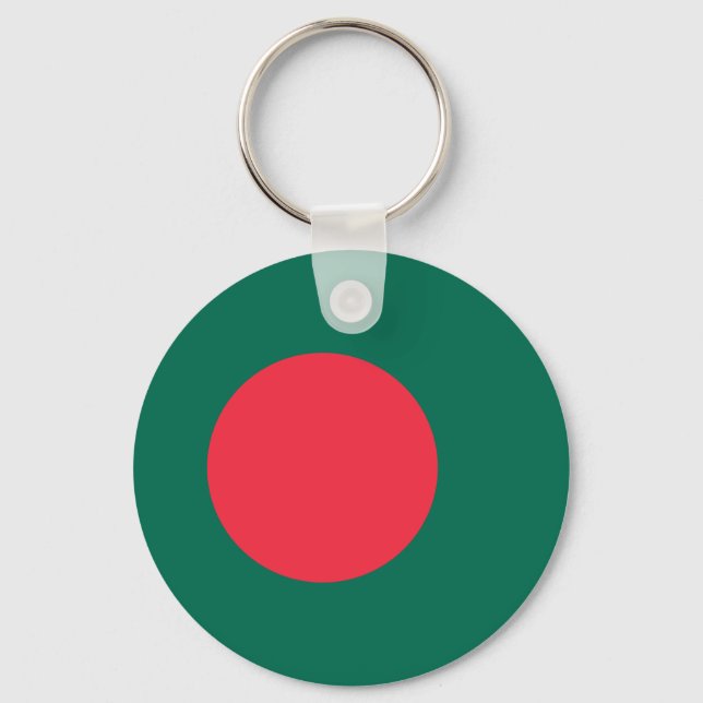Patriotisk bangladeshisk flaggnyckelring nyckelring (Framsida)