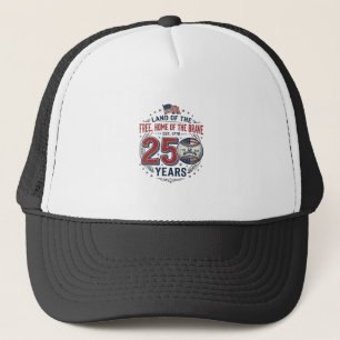 Patriotisk baseboll 250 år gammalt skjortdesign_ keps