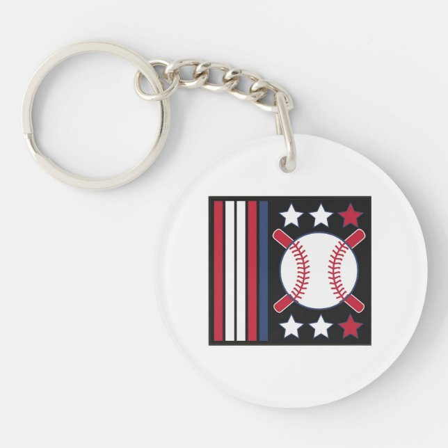 Patriotisk basebolldesign (Framsidan)