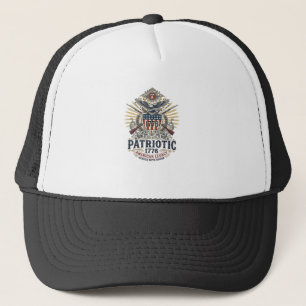 Patriotisk bataljsköld 1776 Militärt inspirerad sy Keps