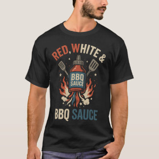 Patriotisk BBQ T-Shirt