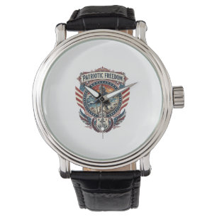 Patriotisk Beachcomber Vector Grafik T-shirt_1 Armbandsur