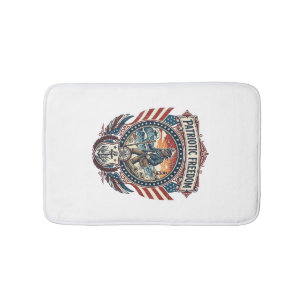 Patriotisk Beachcomber Vector Grafik T-shirt_1 Badrumsmatta