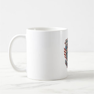 Patriotisk Beachcomber Vector Grafik T-shirt_1 Kaffemugg