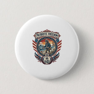 Patriotisk Beachcomber Vector Grafik T-shirt_1 Knapp
