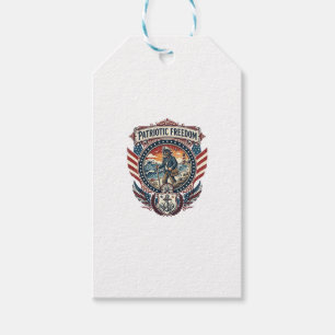 Patriotisk Beachcomber Vector Grafik T-shirt_1 Presentetikett