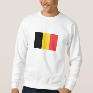Patriotisk belgisk flagga lång ärmad tröja