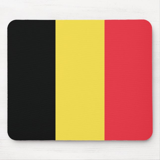 Patriotisk belgisk flagga musmatta (Framsidan)