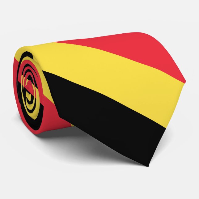 Patriotisk belgisk flagga slips (Rullad)